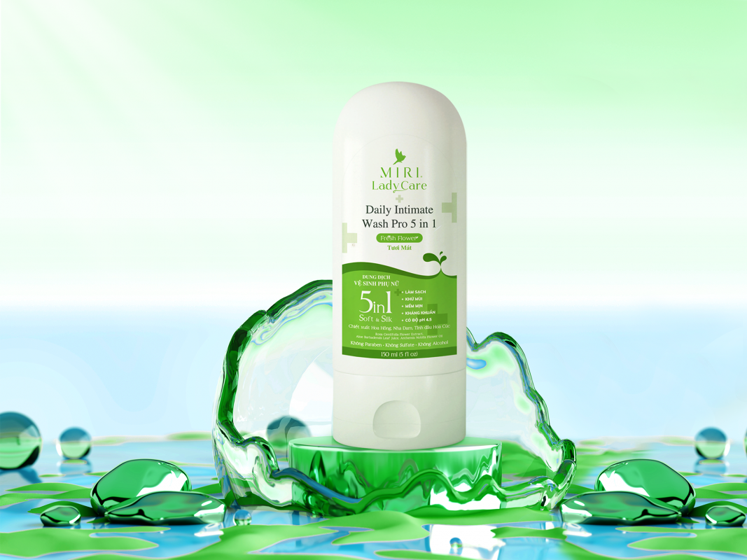 dung dich ve sinh phu nu 5 trong 1 miri fresh flower 1